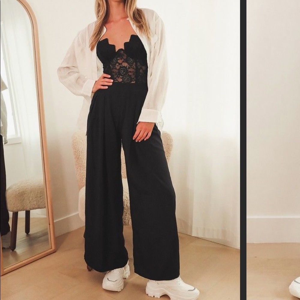 Bohemian wide leg pants